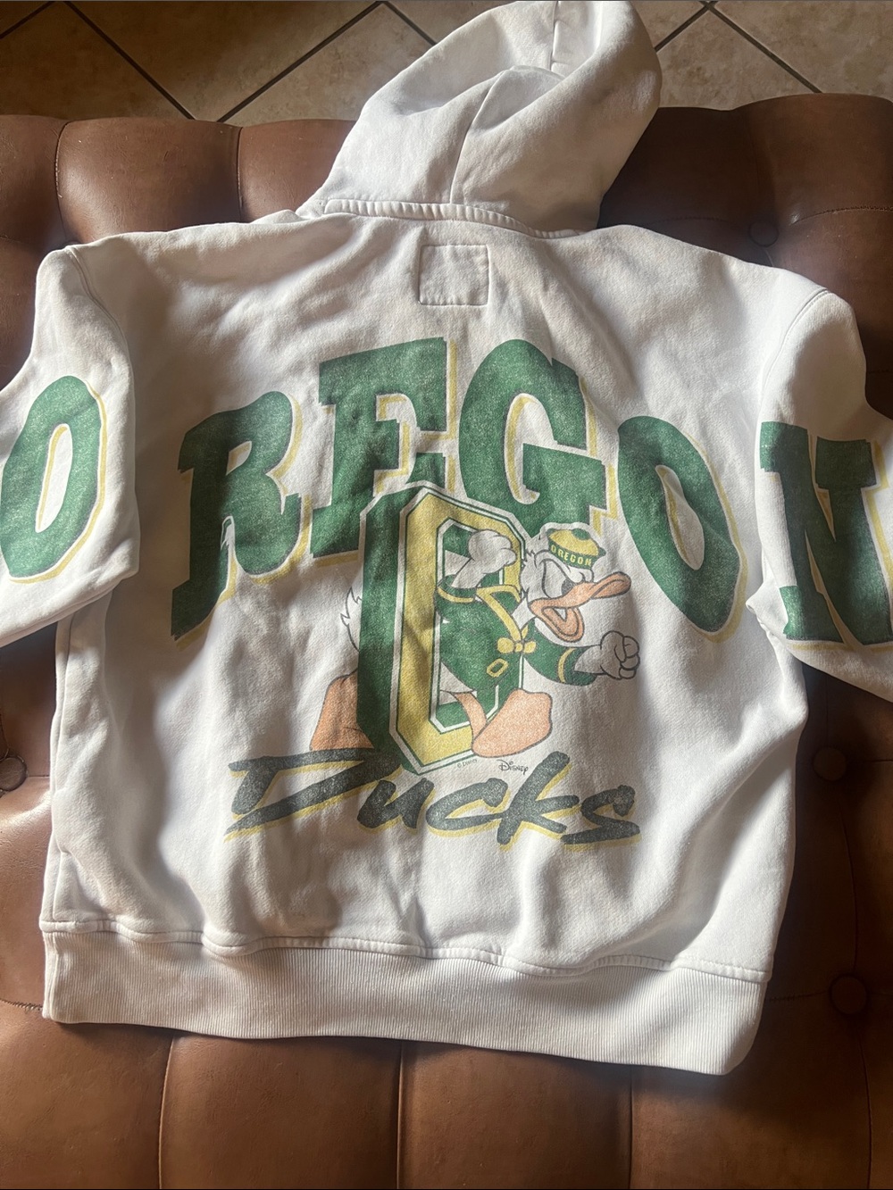 Oregon Ducks Disney Hoodie by Hollister Blue sz S